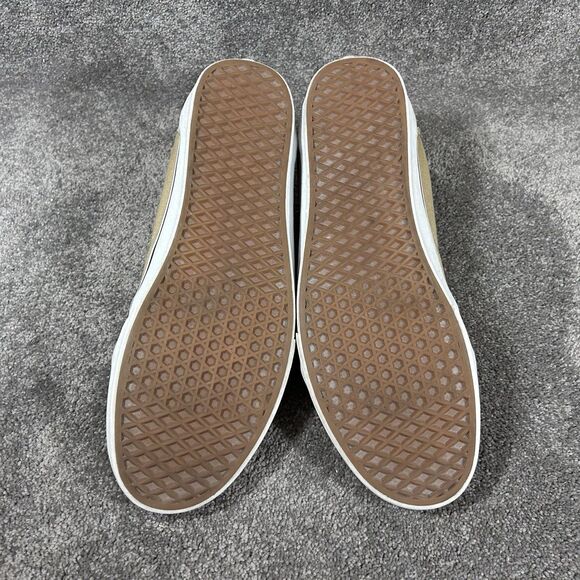 Vans Customs Old Skool Mens Size 16 Taos Taupe Tan Athletic Skate Shoes Used - Picture 8 of 11